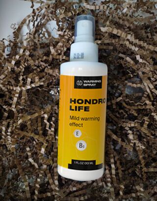 Experiencia no uso do spray hondrolife